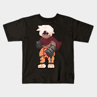 Pixel Art - Fighter Boy Kids T-Shirt